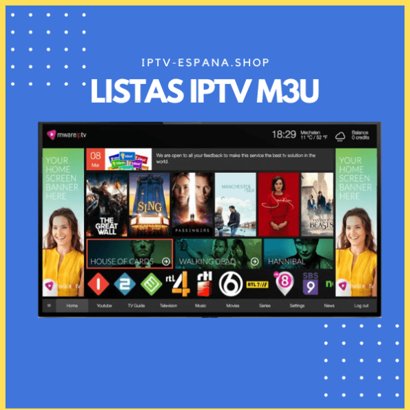 iptv m3u listados con canales premium